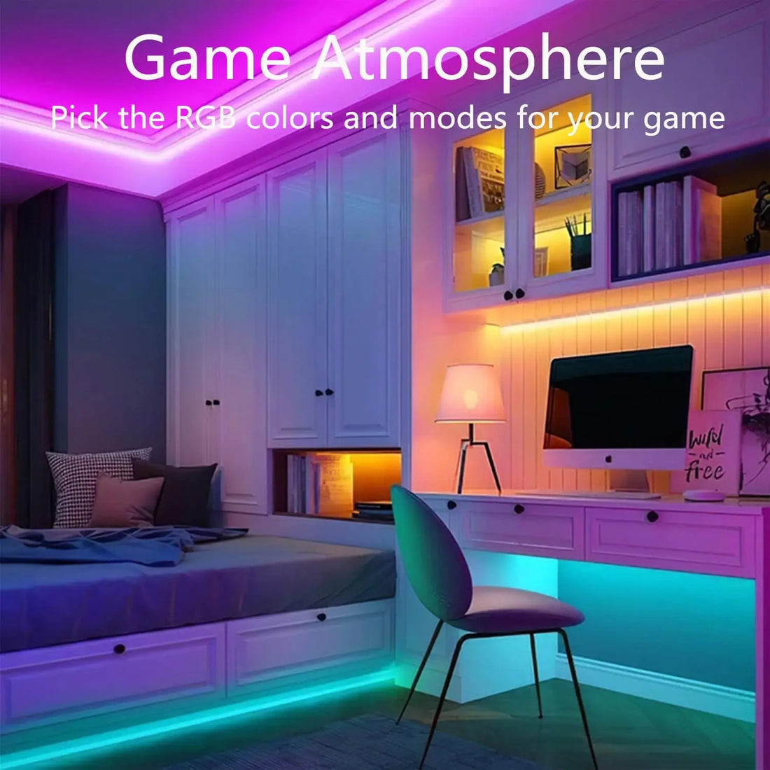 LED Neon Rope Light with App and Remote, Music Sync, IP65