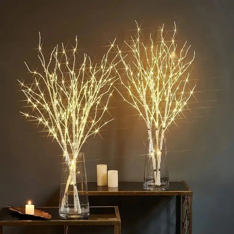 Battery Operated Birch Branch Lights, 20 LED Lighted Branches