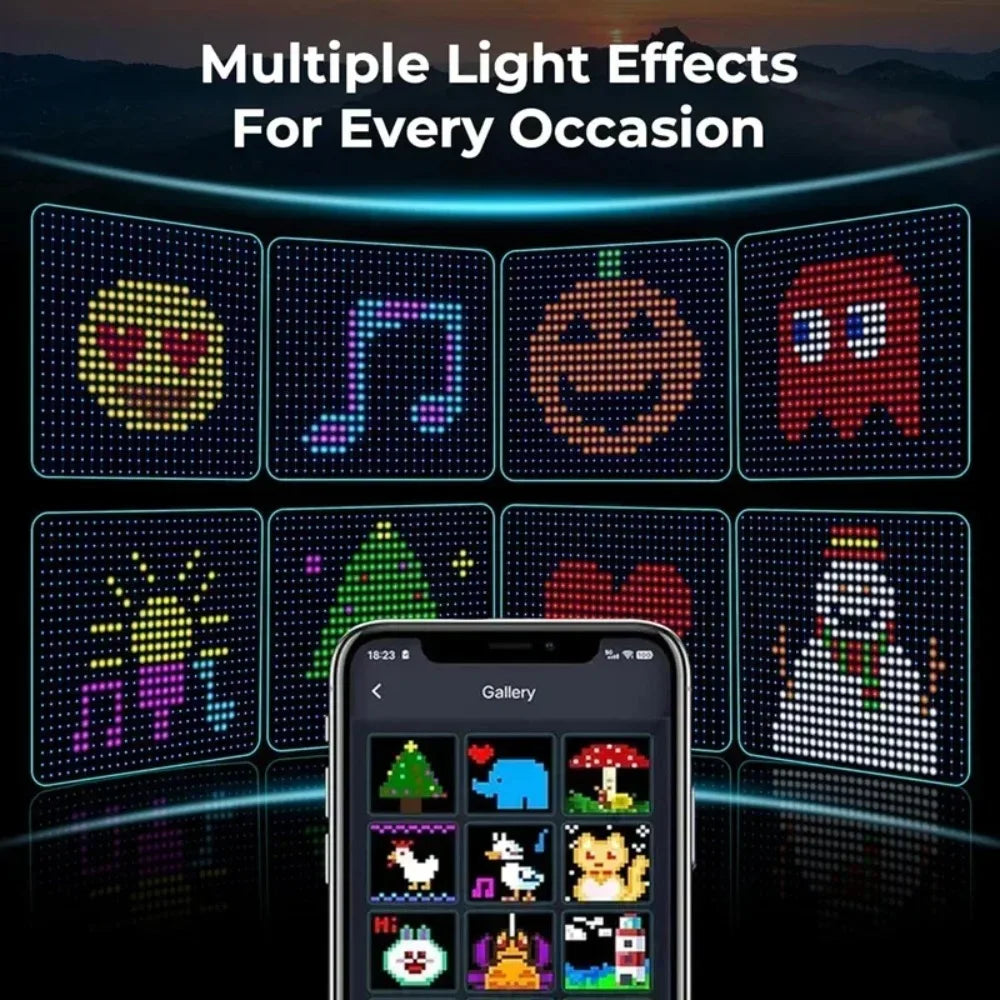 Smart Christmas Curtain Lights, App Control and Music Sync, 400 LEDs