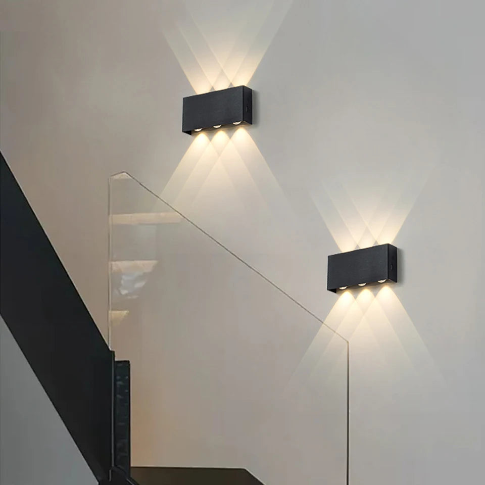 Up and Down Rechargeable Wall Light with Remote, 3 Light Colors