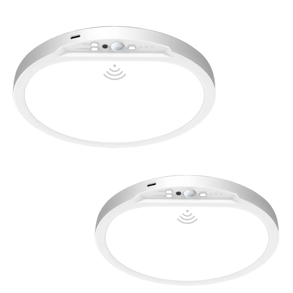 Battery Powered Ceiling Light with Remote and Motion Sensor, Rechargeable