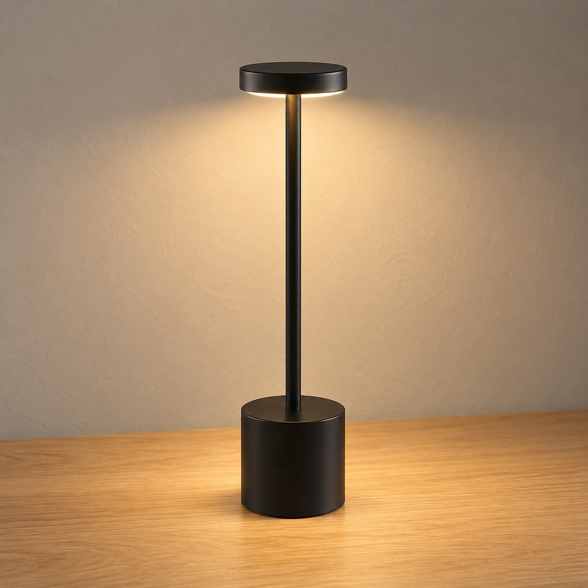 Rechargeable Touch Desk Lamp, 3 Color Modes, Dimmable, Cordless