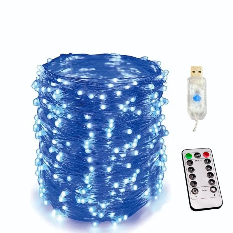 USB Fairy String Lights with Remote, 20 m and 30 m, 8 Modes