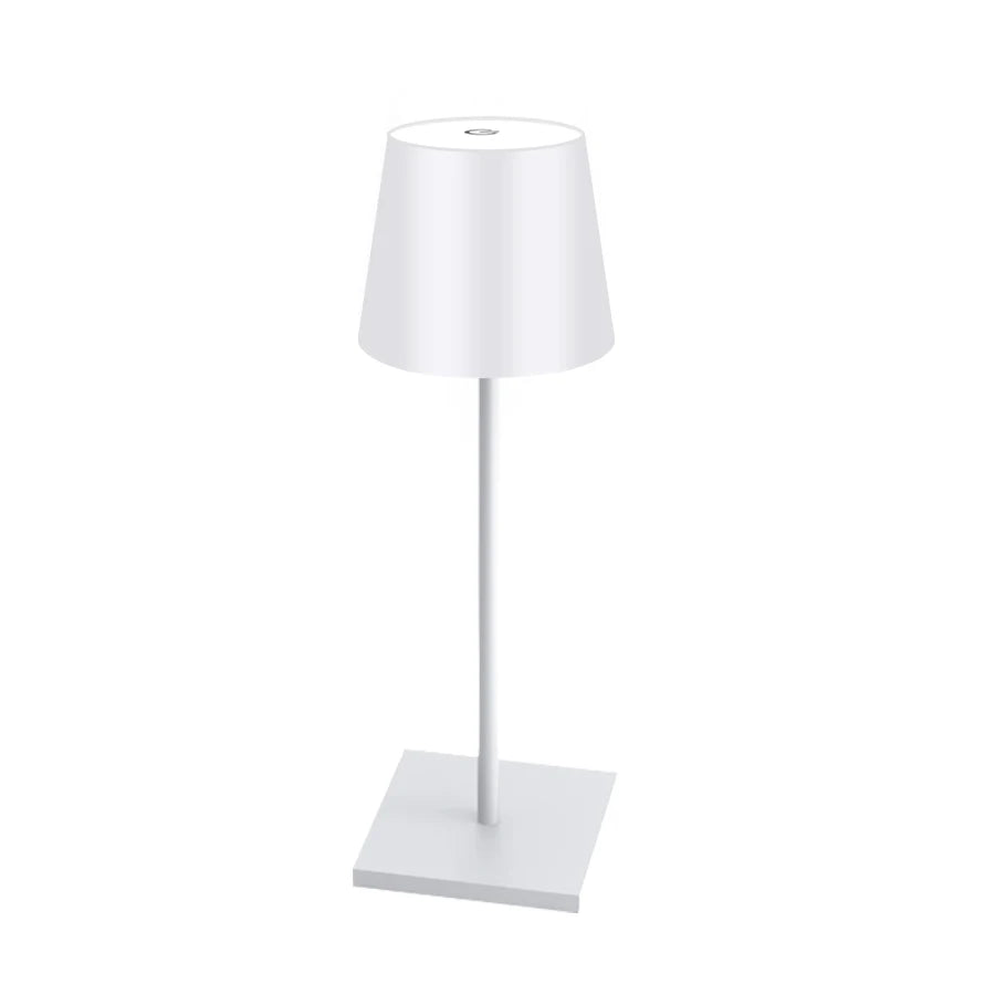Cordless Dome Table Lamp, Rechargeable with Touch Dimmer