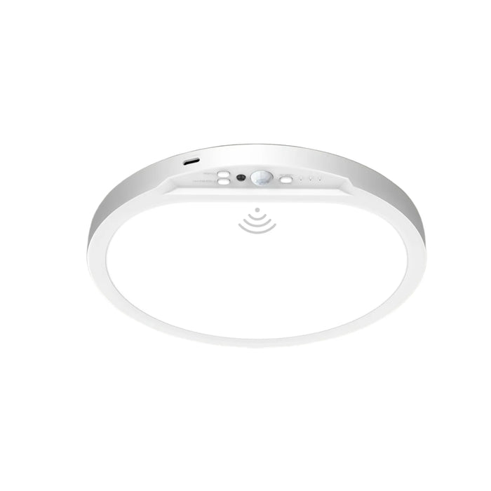 Battery Powered Ceiling Light with Remote and Motion Sensor, Rechargeable