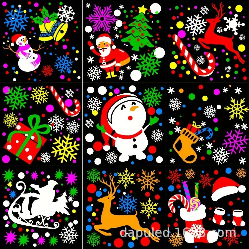 Snowflake Christmas Projector Light, 16 Patterns, Rotating