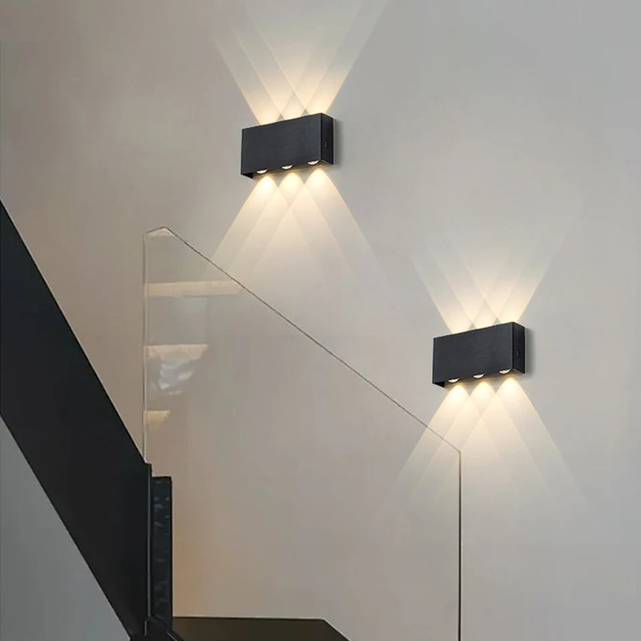 Up and Down Rechargeable Wall Light with Remote, 3 Light Colors