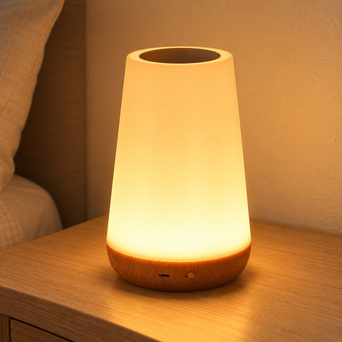 13 Color Changing Night Light with Remote, Rechargeable Touch Lamp