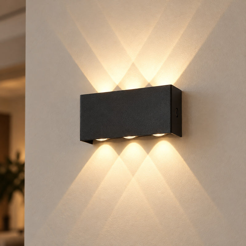 Up and Down Rechargeable Wall Light with Remote, 3 Light Colors