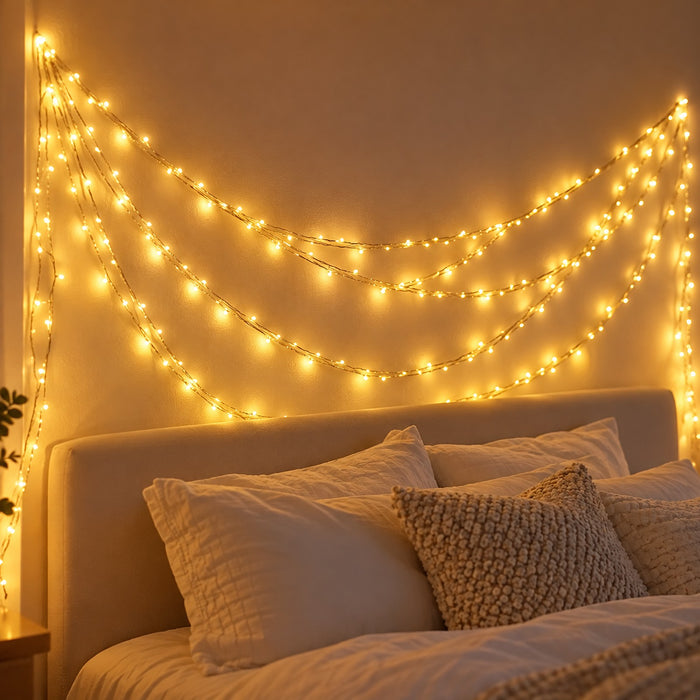 USB Fairy String Lights with Remote, 20 m and 30 m, 8 Modes